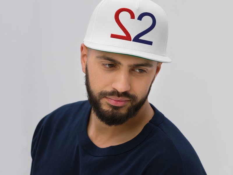 Back 2 Back RWB Flat Bill Cap